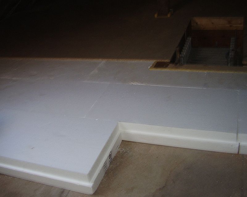 Isolierung der obersten Geschossdecke